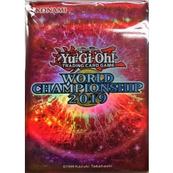 画像1: スリーブ『WORLDCHAMPIONSHIP2019赤』100枚入り【-】{-}《スリーブ》