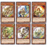 (未開封)地霊使いアウス(六属性カード6種)【-】{DCP1-JP001}《その他》