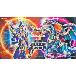 画像1: プレイマット『カオスソルジャー開闢の使者＆混沌帝龍終焉の使者(ASIAJUDGE2016)』【-】{-}《プレイマット》