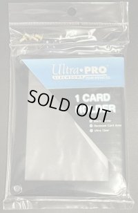 [UltraPro]ブラックフレームスクリューダウン1枚用 カードホルダー【サプライ】{-}
