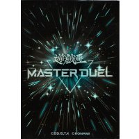 スリーブ『MASTERDUELブラック(特製ケース付)』100枚入り【-】{-}《スリーブ》