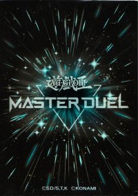 スリーブ『MASTERDUELブラック』100枚入り【-】{-}《スリーブ》