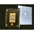 〔汚れ有り〕純銀製『青眼の白龍(20thANNIVERSARYSILVEREDITION)』(証明書付き)【-】{-}《その他》