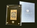 〔傷有り〕純銀製『青眼の白龍(20thANNIVERSARYSILVEREDITION)』(証明書付き)【-】{-}《その他》