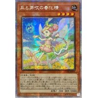 〔状態B〕☆アジア☆丘と芽吹の春化精【プリズマティックシークレット】{アジアPOTE-JP016}《モンスター》