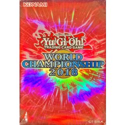 画像1: スリーブ『WORLDCHAMPIONSHIP2018赤』100枚入り【-】{-}《スリーブ》