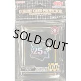 〔状態A-〕スリーブ『QUARTERCENTURYブラック』100枚入り【-】{-}《スリーブ》