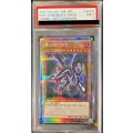 〔PSA9鑑定済〕真紅眼の黒竜【プリズマティックシークレット】{PSEC-JP003}《モンスター》