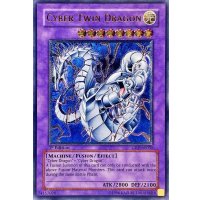 〔状態B〕☆旧アジア☆サイバーツインドラゴン【レリーフ】{CRV-AE035}《コレクター向け》