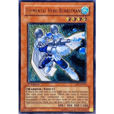 〔状態B〕☆旧アジア☆EHEROバブルマン【レリーフ】{CRV-AE014}《コレクター向け》