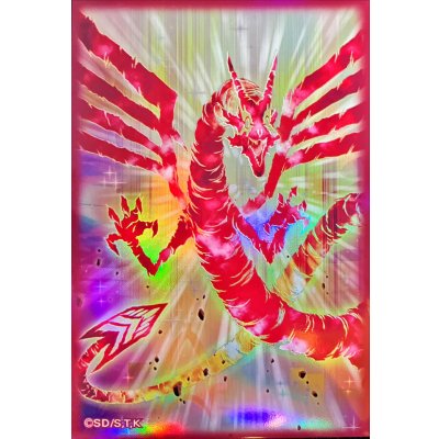 〔状態A-〕スリーブ『赤き竜』10枚入り【-】{-}《スリーブ》