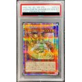 〔PSA10鑑定済〕地霊媒師アウス【プリズマティックシークレット】{POTE-JP032}《モンスター》