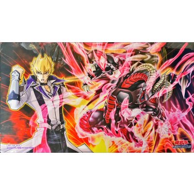 プレイマット『ジャックアトラス&スカーレッドデーモン(遊戯王の日)』【-】{-}《プレイマット》