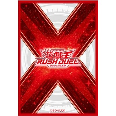 スリーブ『RDロゴ(赤/X字)(遊戯王の日RD)』20枚入り【-】{-}《スリーブ》