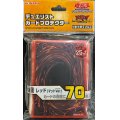 〔状態A-〕スリーブ『共通面レッド(マットver)』70枚入り【-】{-}《スリーブ》