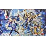 プレイマット『ブルーエンジェル&トリックスターノーブルエンジェル(遊戯王の日)』【-】{-}《プレイマット》