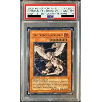 〔PSA8鑑定済〕☆旧アジア☆ホルスの黒炎竜LV6【レリーフ】{SOD-AE007}《コレクター向け》