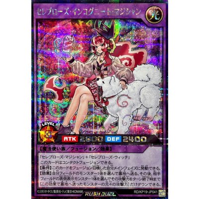 セレブローズインコグニートマジシャン(背景赤紫)【シークレット】{RD/KP19-JP041}《RDフュージョン》