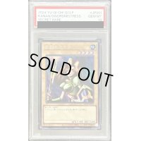 〔PSA10鑑定済〕女剣士カナン【シークレット】{QCLP-JP001}《モンスター》