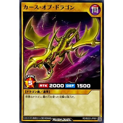 〔状態B〕カースオブドラゴン【ノーマル】{RD/B222-JP001}《RDモンスター》