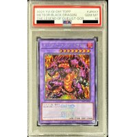 〔PSA10鑑定済〕メテオブラックドラゴン(ロゴ)【シークレット】{TDPP-JP017}《融合》