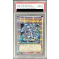 〔PSA10鑑定済〕青眼の白龍(1左向/石板背景)【クォーターセンチュリーシークレット】{QCAC-JP021}《モンスター》