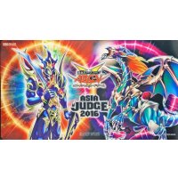 〔状態A-〕プレイマット『カオスソルジャー開闢の使者＆混沌帝龍終焉の使者(ASIAJUDGE2016)』【-】{-}《プレイマット》