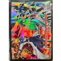 〔状態A-〕スリーブ『ジャックアトラス&ユーゴ(NATIONALCHAMPIONSHIP2016)』50枚入り【-】{-}《スリーブ》