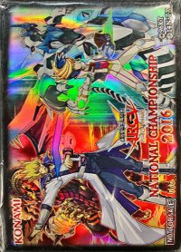 〔状態A-〕スリーブ『ジャックアトラス&ユーゴ(NATIONALCHAMPIONSHIP2016)』50枚入り【-】{-}《スリーブ》