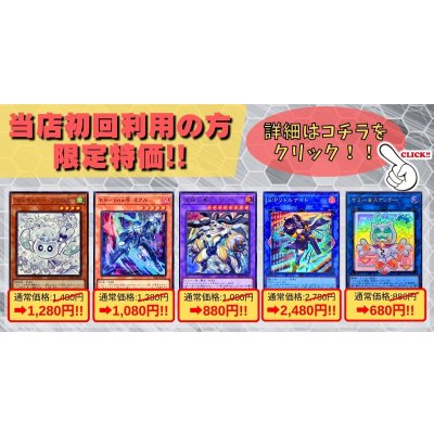 【当店初利用の方限定特価品】マルチャミーフワロス、K966a号ヨクル、星辰爪竜アルザリオン、SPリトルナイト、ヤミースナッチー【-】{-}《-》
