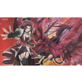 プレイマット『十六夜アキ&黒薔薇の破滅竜』【-】{-}《プレイマット》