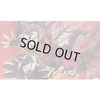プレイマット『十六夜アキ&黒薔薇の破滅竜』【-】{-}《プレイマット》