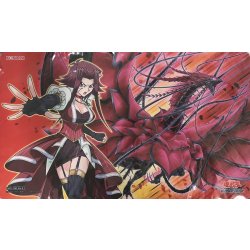 画像1: プレイマット『十六夜アキ&黒薔薇の破滅竜』【-】{-}《プレイマット》