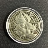 コイン『ブラックマジシャン 金属製メダル シルバー(海外YCS)』【-】{-}《その他》