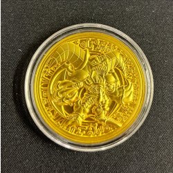 画像1: コイン『デーモンの召喚 金属製メダル ゴールド(海外YCS)』【-】{-}《その他》