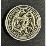 コイン『真紅眼の黒竜 金属製メダル シルバー(海外YCS)』【-】{-}《その他》