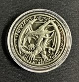コイン『真紅眼の黒竜 金属製メダル シルバー(海外YCS)』【-】{-}《その他》