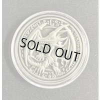 コイン『真紅眼の黒竜 金属製メダル シルバー(海外YCS)』【-】{-}《その他》