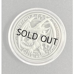 画像1: コイン『真紅眼の黒竜 金属製メダル シルバー(海外YCS)』【-】{-}《その他》