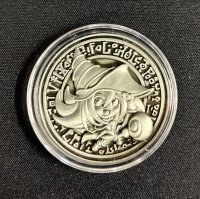 コイン『ブラックマジシャンガール 金属製メダル シルバー(海外YCS)』【-】{-}《その他》