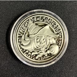 画像1: コイン『ブラックマジシャンガール 金属製メダル シルバー(海外YCS)』【-】{-}《その他》