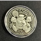 コイン『時の魔術師 金属製メダル シルバー(海外YCS)』【-】{-}《その他》