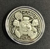 コイン『時の魔術師 金属製メダル シルバー(海外YCS)』【-】{-}《その他》