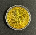 コイン『ブラックマジシャン 金属製メダル ゴールド(海外YCS)』【-】{-}《その他》