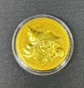 コイン『ブラックマジシャンガール 金属製メダル ゴールド(海外YCS)』【-】{-}《その他》
