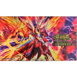 画像1: プレイマット『転生炎獣レイジングフェニックス(QUARTERCENTURYSTAMPEDE)』【-】{-}《プレイマット》