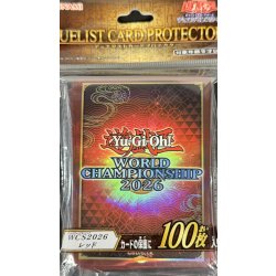 画像1: スリーブ『WCS2026レッド(和柄)』100枚入り【-】{-}《スリーブ》