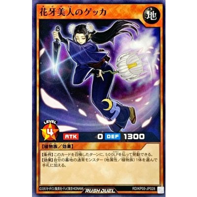 花牙美人のゲッカ【ノーマル】{RD/KP05-JP028}《RDモンスター》