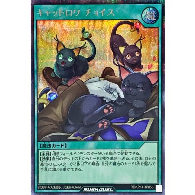 キャットロワチョイス【シークレット】{RD/KP14-JP055}《RD魔法》