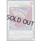 ブラックローズドラゴン(正面/白紫背景)【シークレット】{QCAC-JP003}《シンクロ》